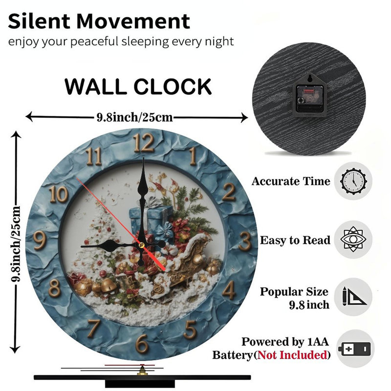 Christmas-Clock-Face-Scene