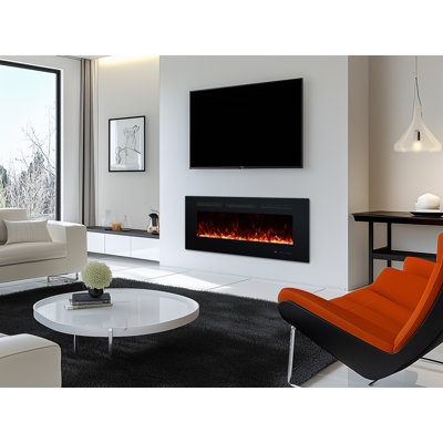 Rebrilliant Black Electric Fireplace with 5120 BTU