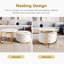 Table basse gigogne 2 tiroirs Sleek Sophistication