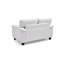 Causeuse contemporaine blanche avec confort