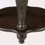 Table de bout ronde 22 pouces à deux tons, table d'appoint en bois massif avec tablette, table de coin de salon facile à assembler