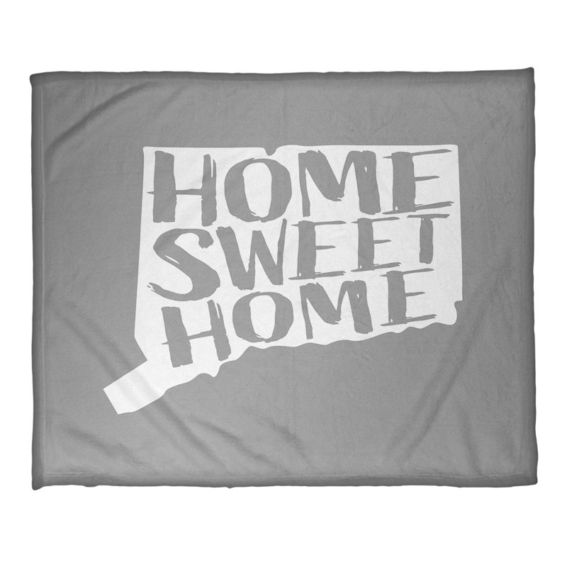 Jeté en polaires pour connecticut home, l 32,5 po x L 42,5 po, Gris