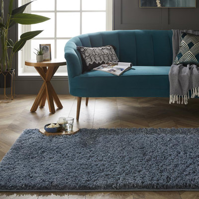 Kitchka Solid Colour Shag Area Rug
