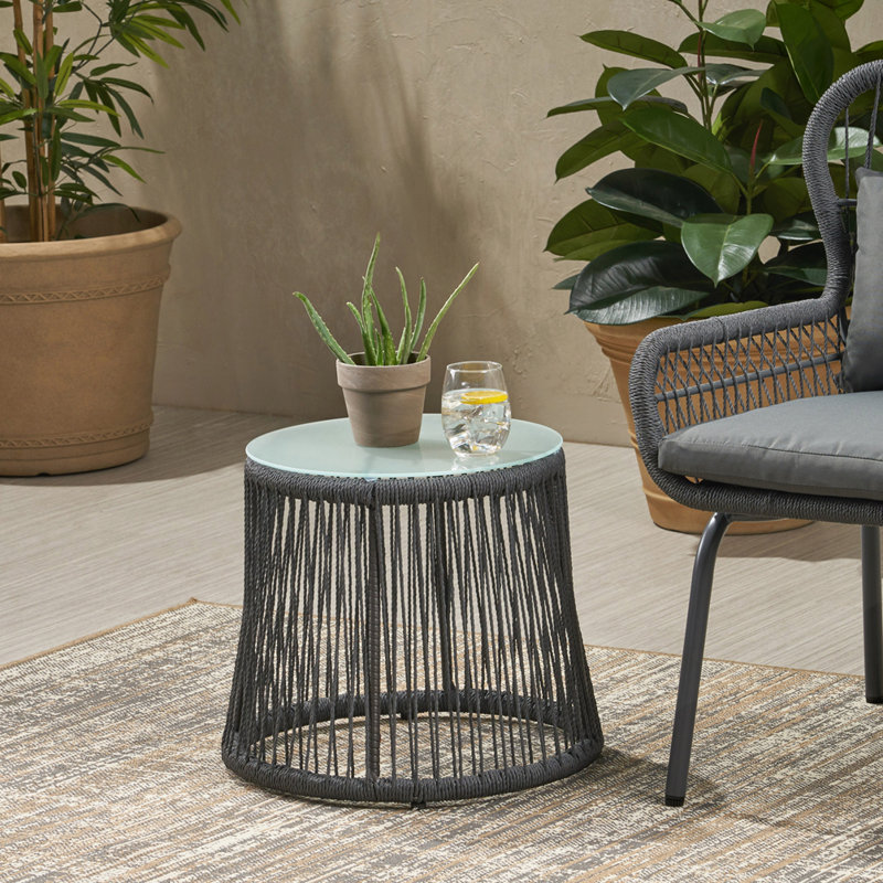 Table d'appoint d'extérieur pour patio