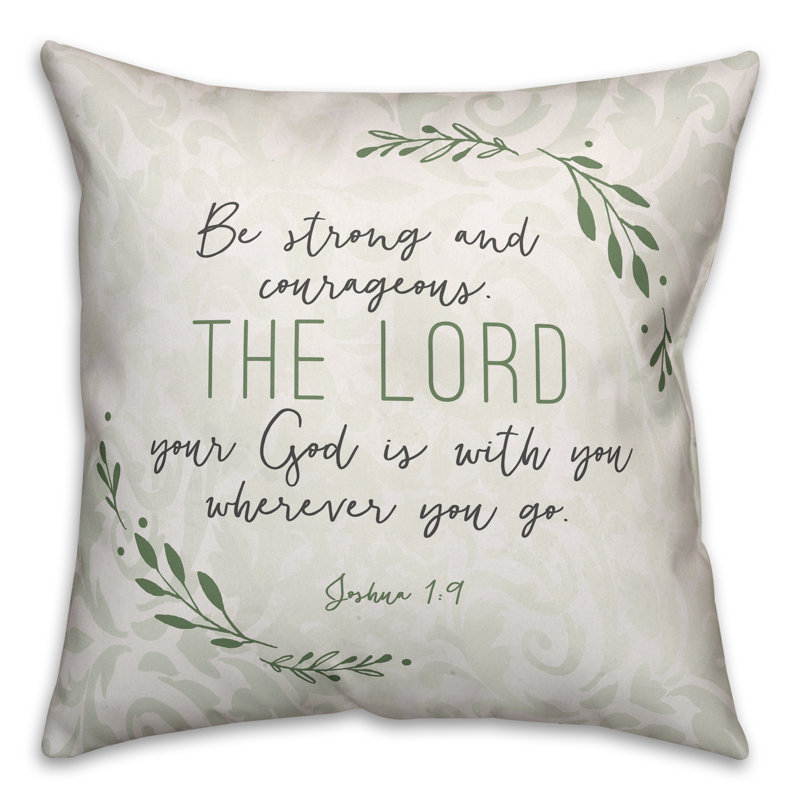 Coussin Be Beige and Courageous