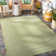 Tapis d'intérieur / extérieur vert Caysee