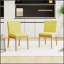 Chaise de salle à manger confortable en tissu avec coussin épais et structure en bois stable pour une assise élégante-254535790-254535784