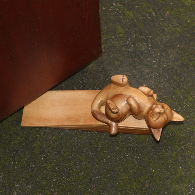 Nahit Wood Draft Excluder