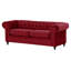 Burks 3 Seater Velvet Sofa-1305899587