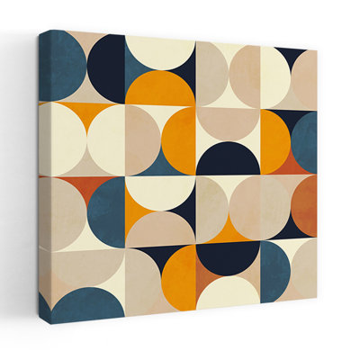Contemporary Art Abstract Colourful Geometric Art