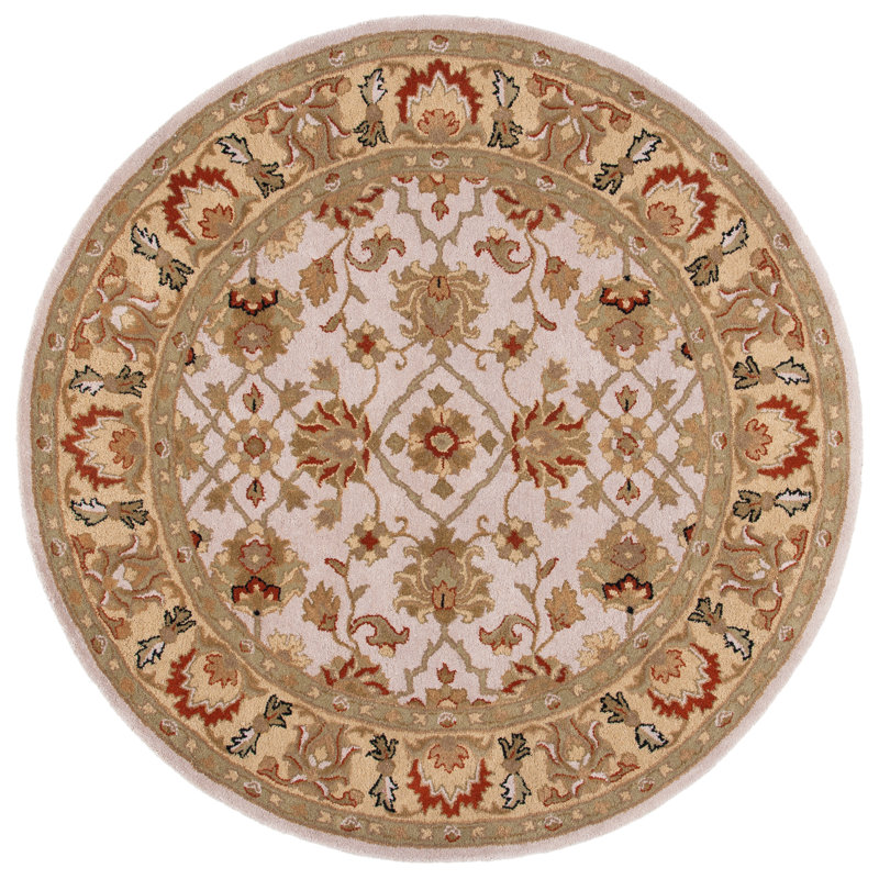 Gorham Hand Tufted Wool Oriental Rug, Round 6'