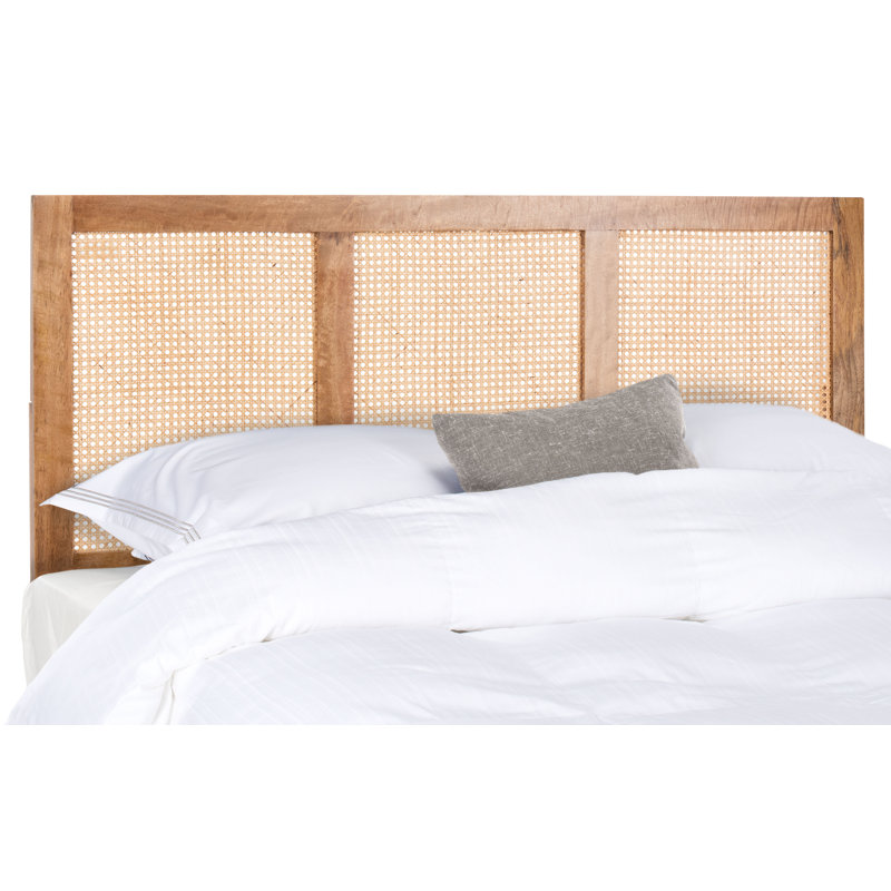 Tête de lit en rotin Tahoe, Naturel, Double