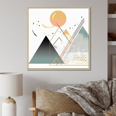 Pleine lune abstrait lune paysage minimaliste