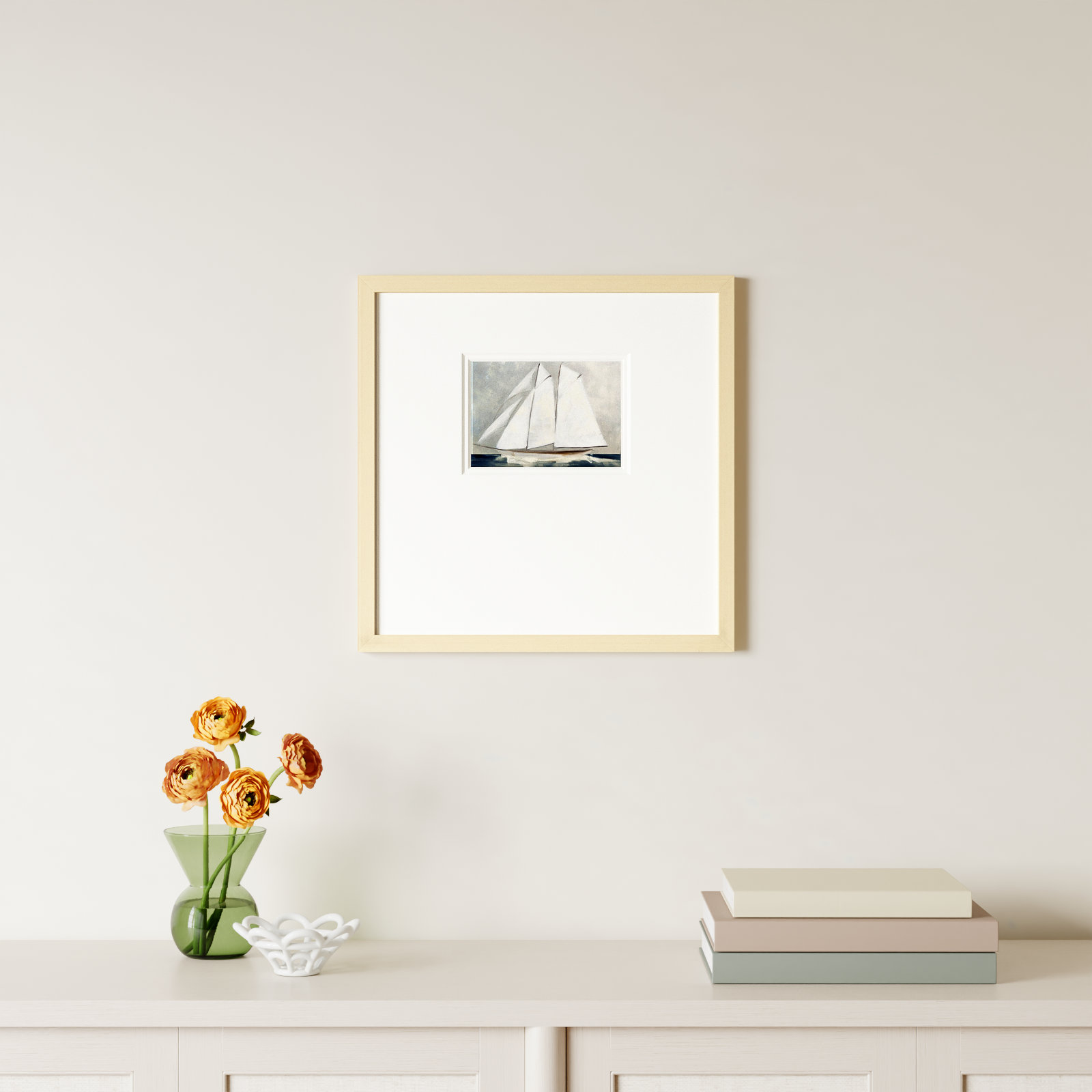 Setting Sail, 20" H x 20" W x 1" D