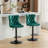Swivel Velvet Barstools Adjusatble Seat Height From 25-33 Inch,17.7Inch Base, Modern Upholstered Bar Stools With Backs Comfortable Tufted For Home Pub And Kitchen Island,Set Of 2-1087530241