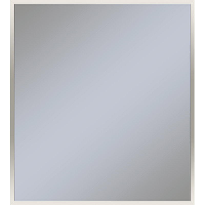 Profiles Modern & Contemporary Bathroom / Vanity Mirror, 39.25" x 35.125", Polished Nickel