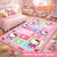 Tapis pour jeu de marelle 62,9 "x 90,5" Hello Kitty, filles Hello Kitty