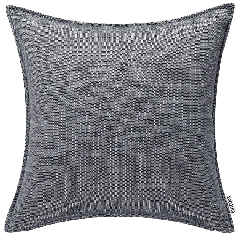 Coussins décoratifs Designer Outdoor Waterproof Pillow Covers, gris