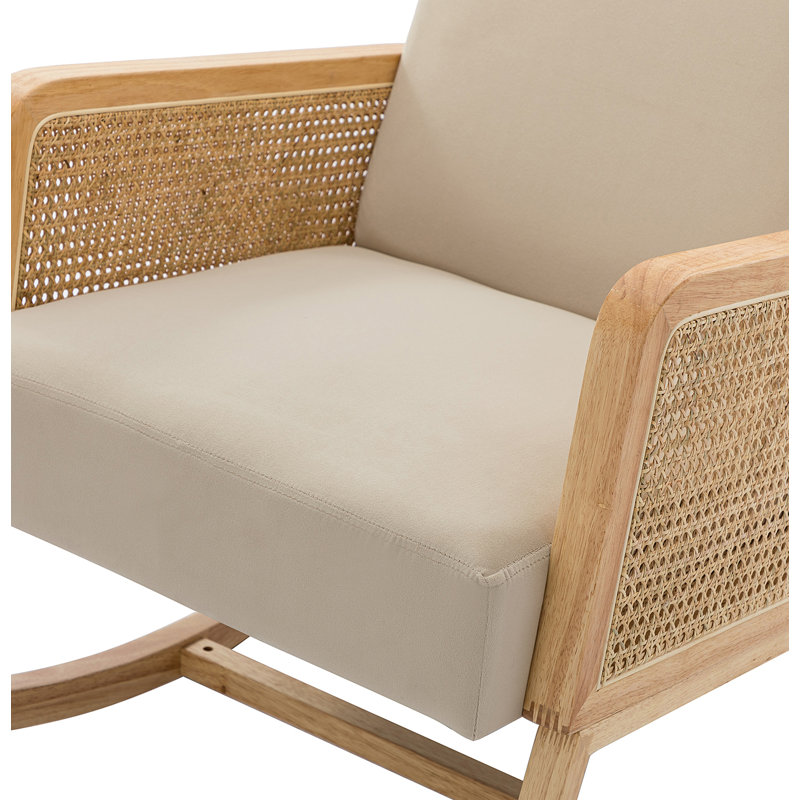 Chaise berçante Renton, Brun clair