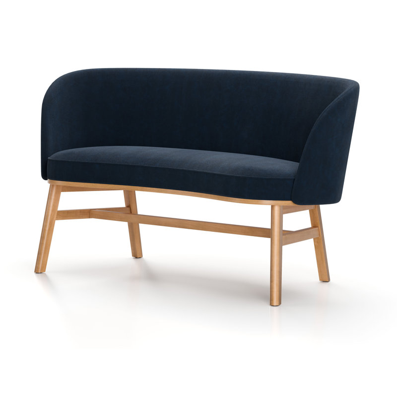 Chaise de salle à manger Mr.B à deux places, Sunhill Imperial SH-08, Chêne naturel