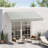 116.3"L x 96.5"W Wall Mounted Terrace Retractable Awning-1588057350-1588057346-1588057596