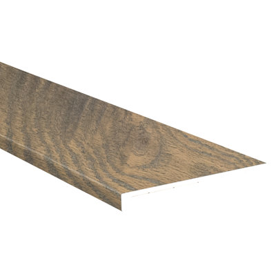 Tapis d'escalier en bois imperméable 1,25 po x L 47,24 po x l 12,01 po
