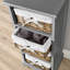 Casey Fully Assembled 4 Basket Drawer Chest-413026050
