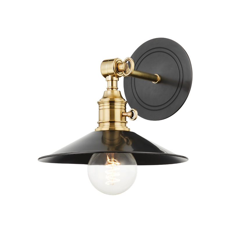 Garden City 1 - Light Armed Sconce, Aged Old Bronze