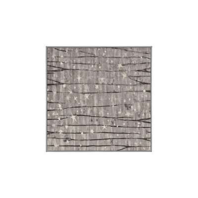 Machine Washable Gray Area Rug