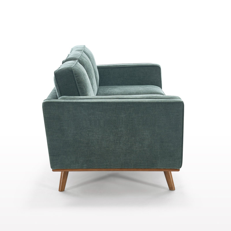Estes Inayat 84' Upholstered Sofa, Vert