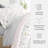 8-Piece Reversible Bedding Bundle - Patterned Duvet Cover, Comforter Insert and Solid Sheet Set-99311790-99311786