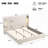 Upholstered Bed Frame With High Wingback Headboard-81472475