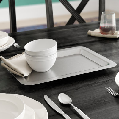 Winston Porter Harber Stainless Steel Tray