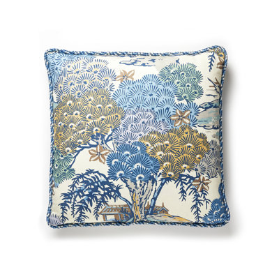 Pacifica Linen Reversible Throw Pillow