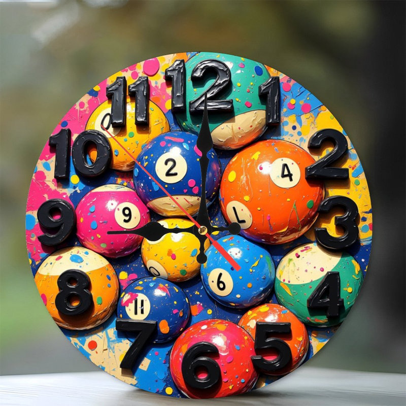 Ensemble de boules de billard colorées pour jeux amusants