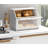 Breadbox For Kitchen Countertop Bin Bread Box Storage Airtight Container Extra Large Capacity Farmhouse Bread Box Double Layer With Diamond Pattern Windows Bread Holder Bamboo White-1544292406