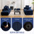 Modular Sofa Sectional With 2 Removable Ottoman-1420702772-1420702761-1420893913