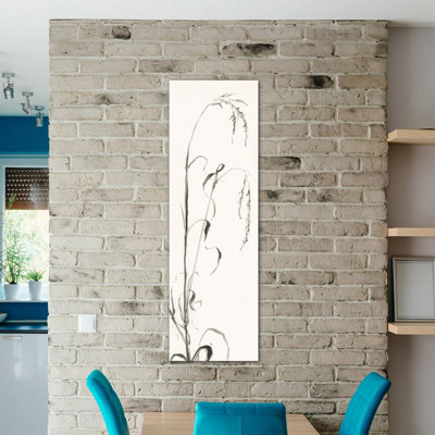 « gray herbes iii », reproduction d’art sur toile tendue