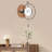 Metal Wall Clock With Pendulum