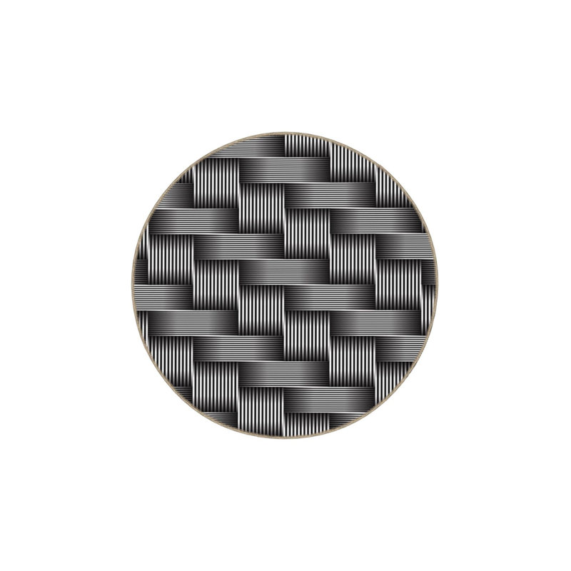 Line Shaped Rectangle Theme Pattern Woven Base and Washable Area Rug, Rectangle 3'3'' x 4'11''