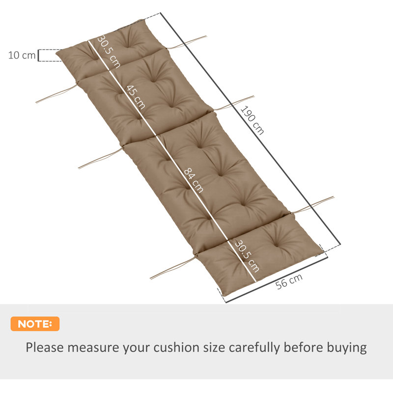 Outdoor Seat / Back Cushion, Khaki