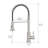 Kitchen Faucet With Pull Down Sprayer Stainless Steel Single Handle Pull Out Spring Sink Faucets-116628571