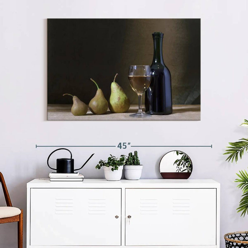 Yarlin Wine and Pears, 26" H x 39" W