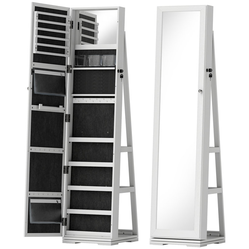 Jewelry Armoire, White