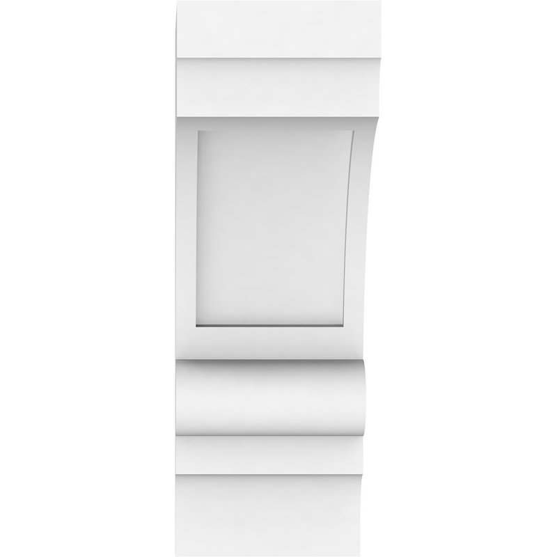 Corbeau en PVC standard de qualité architecturale Diane, H 10 po x l 3 po x P 5 po