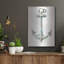 Breakwater Bay «Floursack Nautical 5 No Words» par Danhui Nai, art mural en métal-708167726