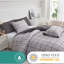 Premium Duvet Cover Set Double Brushed Microfiber Reversible With Zipper Closure & Corner Ties-122578767