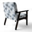 Chaise d'appoint abstraite - Fauteuil gris ardoise-996211868
