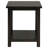 Castleton Java Wood End Table With Shelf