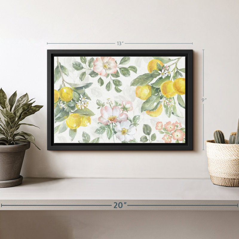 Impression sur toile Anas Citrus Charm IV, H 9 po x l 13 po
